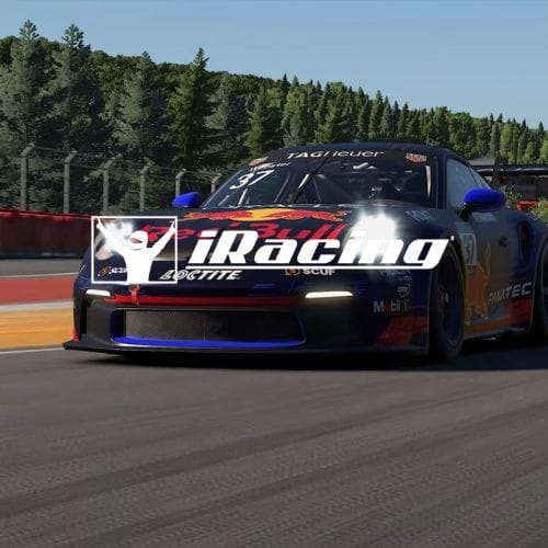 iRacing and Assetto Corsa Competizione sim racing PC