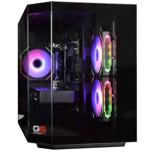 Vida Arcade front mesh and ARGB case fans on the G6 Storm X4