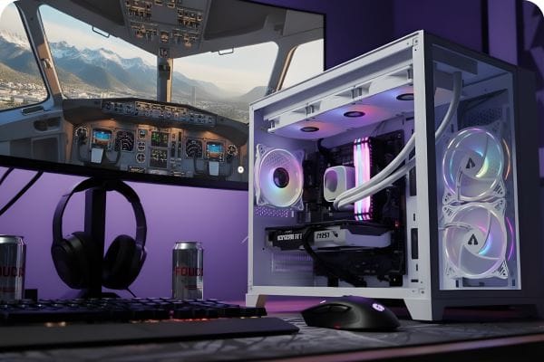 Ginger6 flight sim PC setup