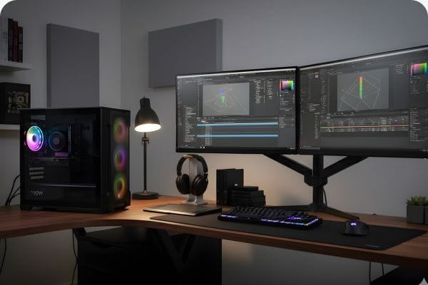 Ginger6 workstation PC setup