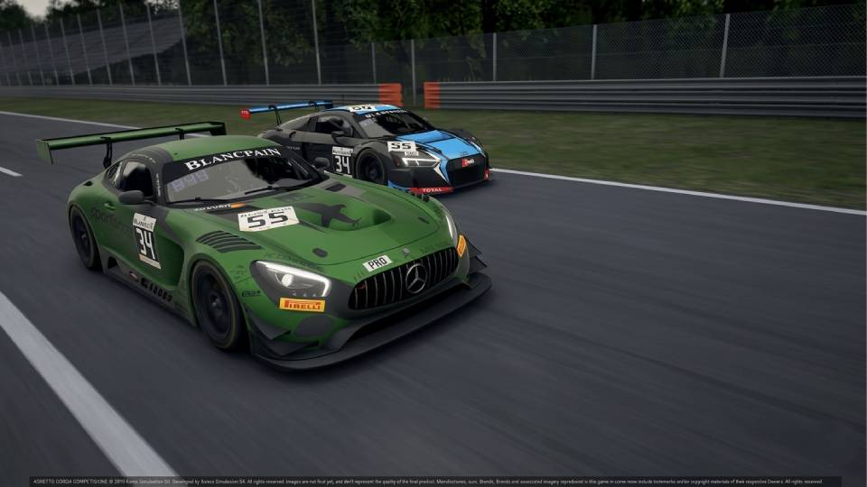 ACC low settings — wet track, entry build
