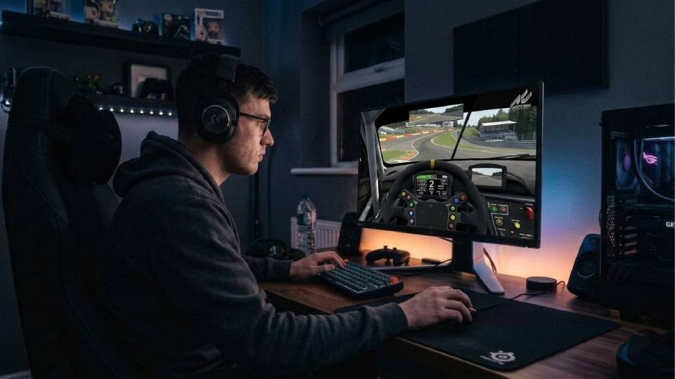 ACC fidelity racer — flat screen 1440p ultra, all weather conditions