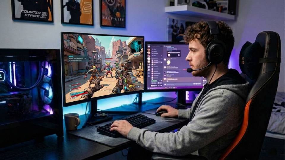 Gaming and streaming setup for Borderlands 4 — solo play with simultaneous stream