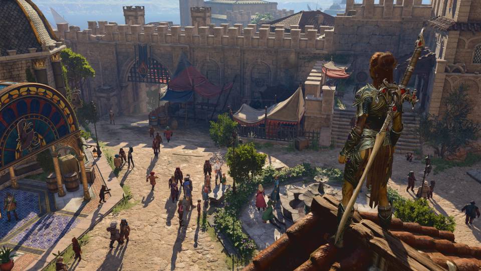 Baldur's Gate 3 at 1440p high settings on a mid-range build