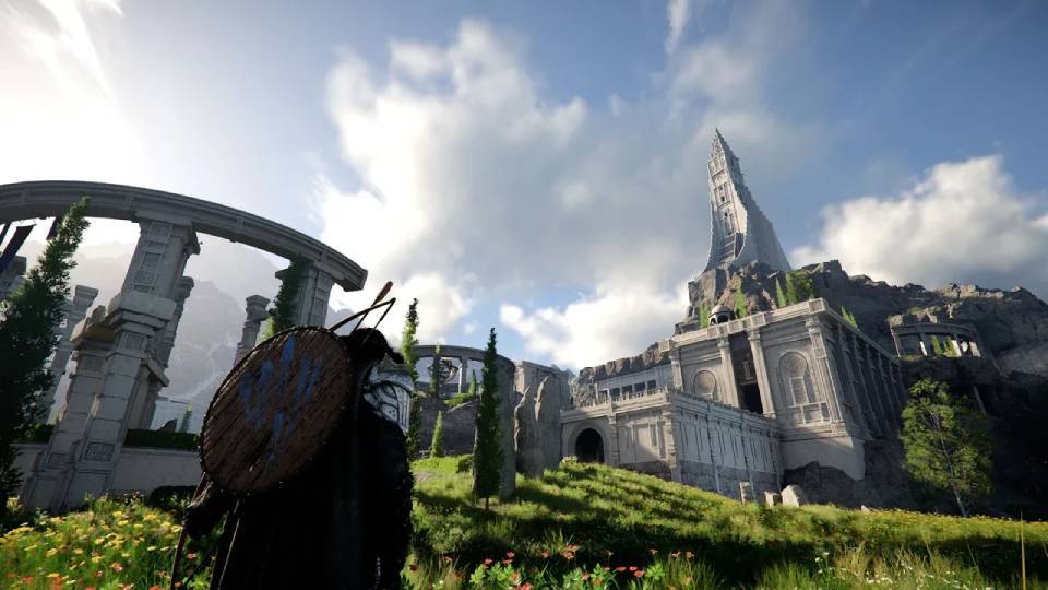 Crimson Desert ultra settings — maximum terrain detail, draw distance, and foliage density