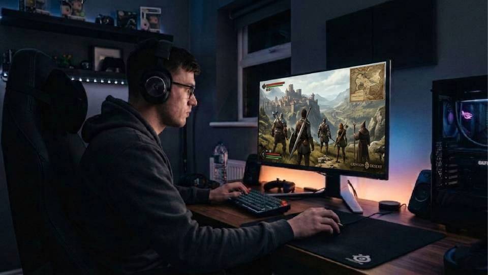 Open world gaming setup for Crimson Desert at 1440p high