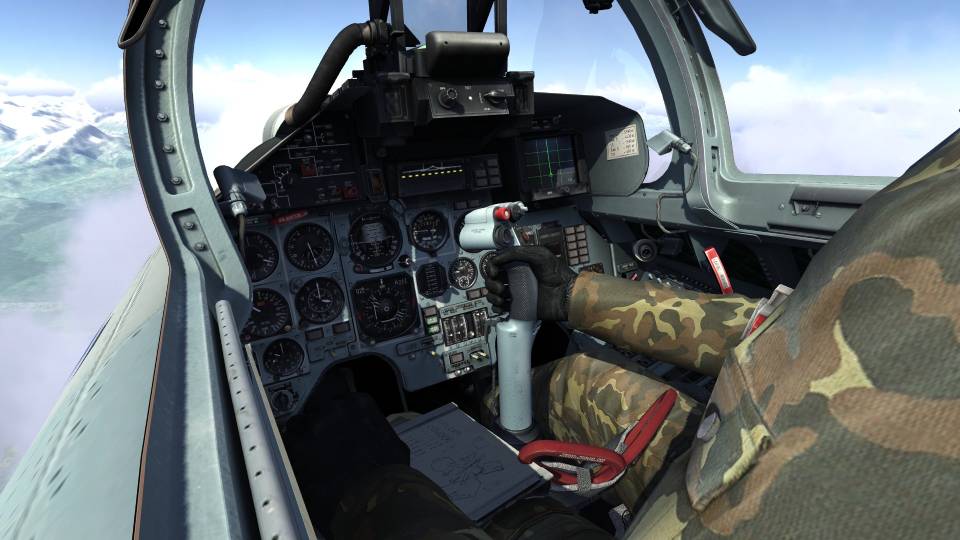 DCS World at high-end settings — Syria map, VR entry
