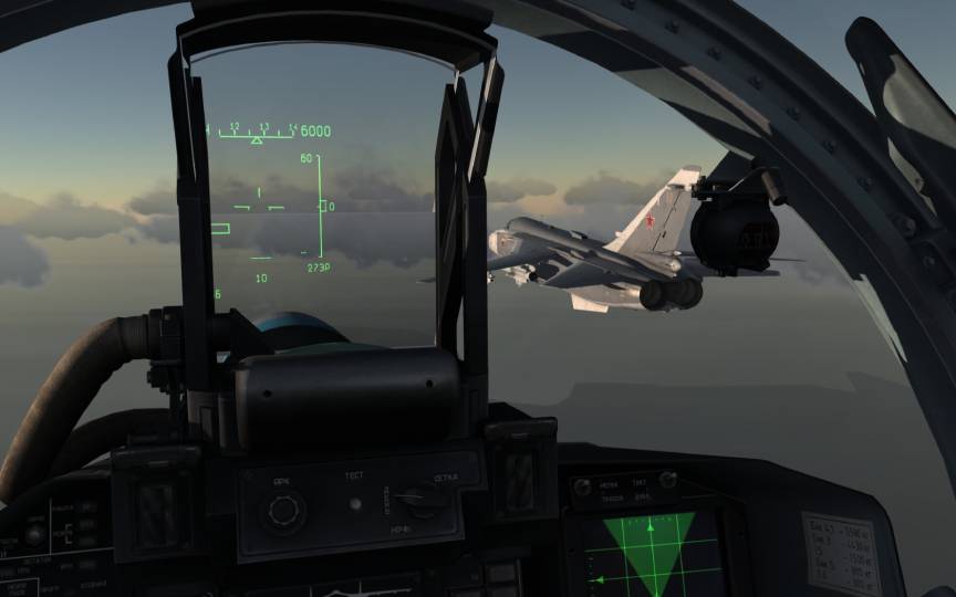 DCS World at mid-range settings — 1440p, complex module