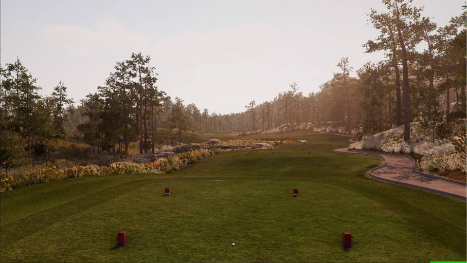 Golf simulator commercial venue — multi-bay setup