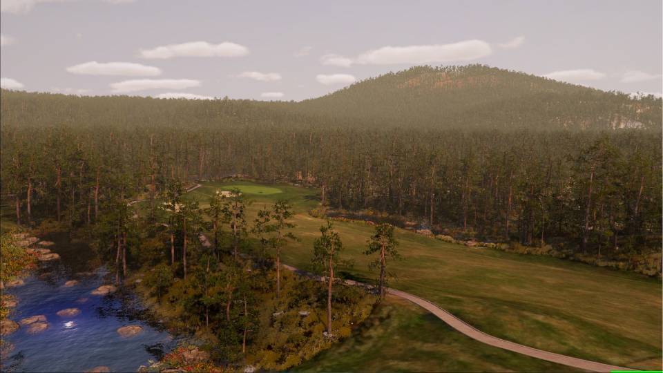 Golf simulator full fidelity — club quality build