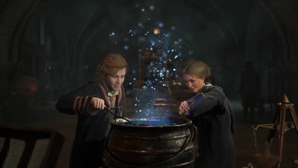Hogwarts Legacy at 1440p high settings with ray tracing on a mid-range build