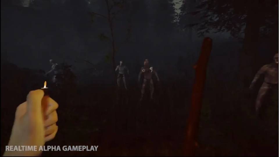 The Forest at medium settings — reduced foliage and shadow detail