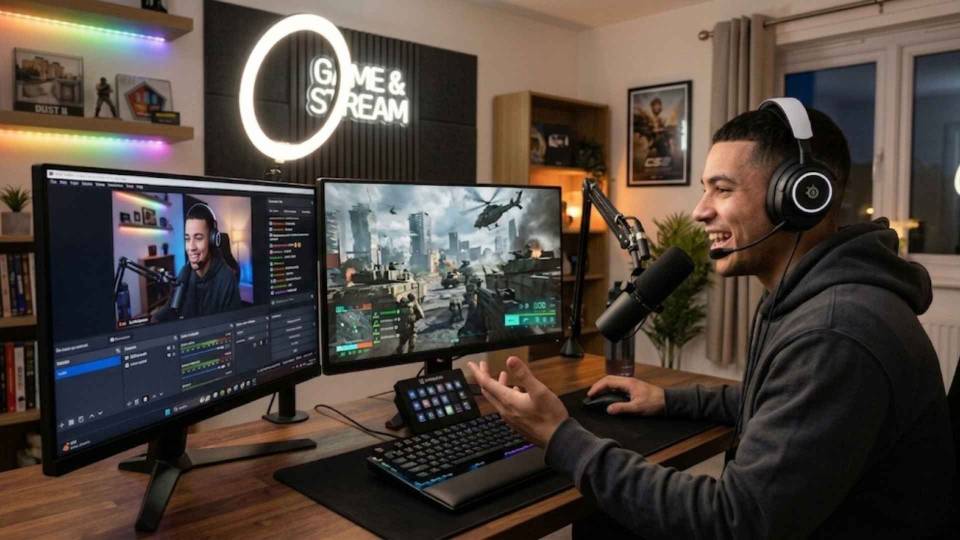 Multi-game buyer at 1440p gaming desk — Battlefield 6 alongside CS2 and Apex