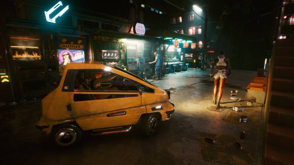 Cyberpunk 2077 1080p high settings rasterisation screenshot