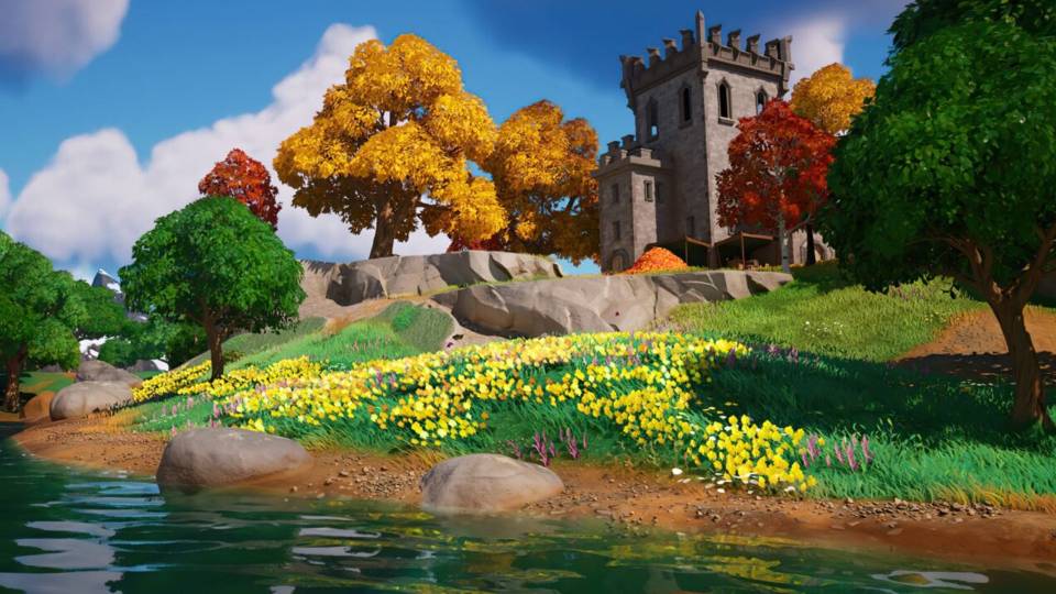 Fortnite Epic quality settings at 1080p with Nanite and Lumen enabled