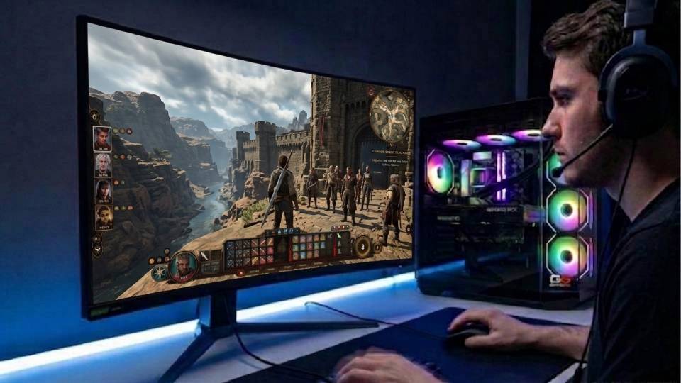 Ginger6 custom gaming PC hand-assembled in Wolverhampton for Crimson Desert — open world streaming, 4K ultra