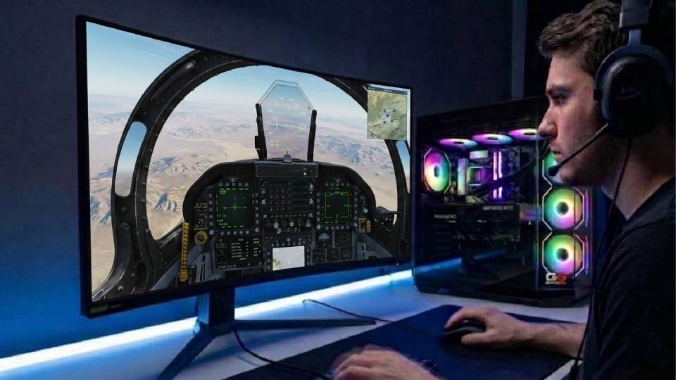 Ginger6 gaming PC for DCS World — hand-assembled in Wolverhampton, 24-hour stress tested