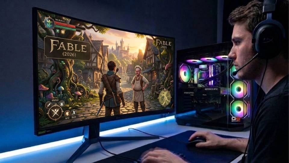 Ginger6 custom gaming PC hand-assembled in Wolverhampton — ready for Fable 2026 on ForzaTech engine