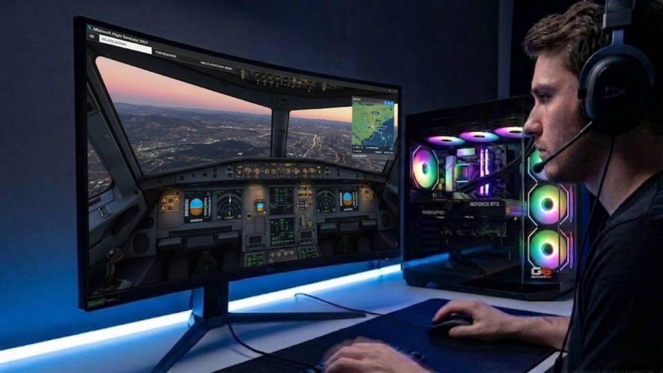 Ginger6 G6 Sonic FSX gaming PC — hand-assembled in Wolverhampton for Microsoft Flight Simulator 2024