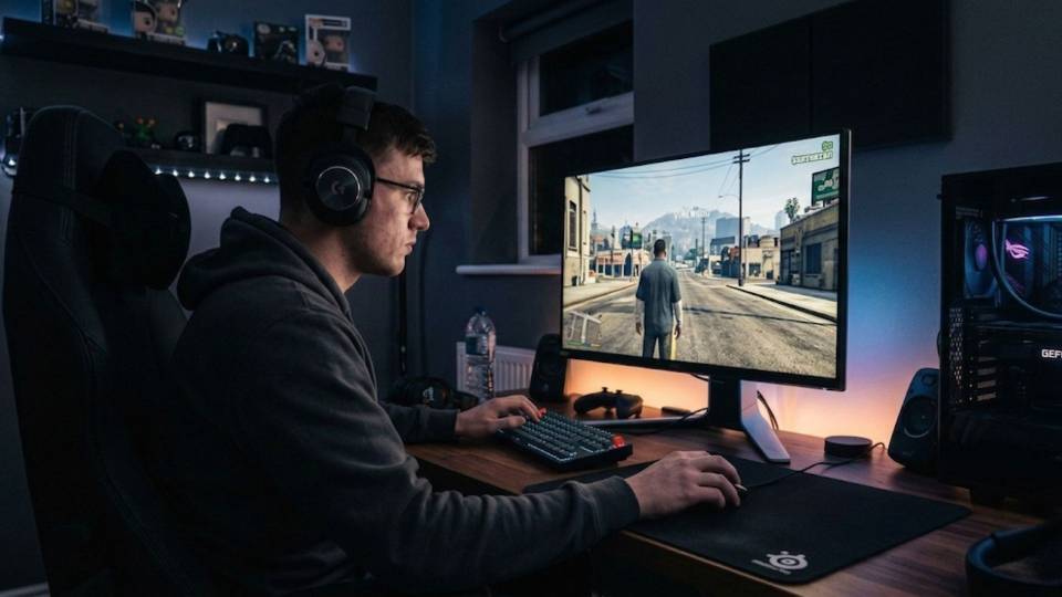 GTA Online player — consistent multiplayer performance in busy lobbies