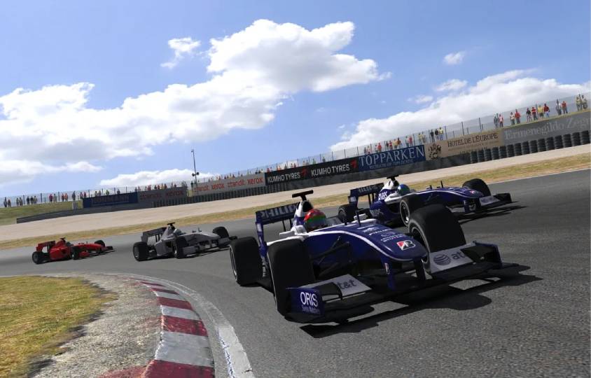 iRacing in VR — absorbing cockpit perspective