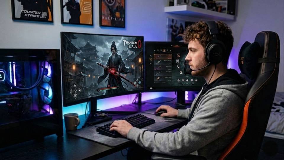 absorbing single-player action RPG setup for Phantom Blade Zero — Black Myth Wukong player hardware reference