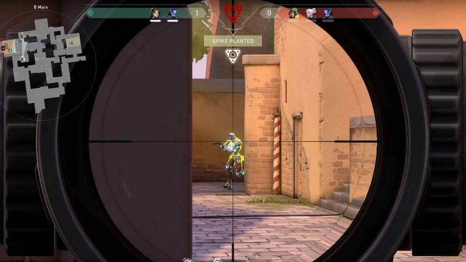 Valorant medium settings screenshot — 240fps at 1080p
