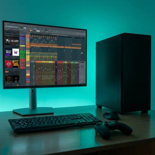 Custom music production workstation built by Ginger6 for Ableton and FL Studio