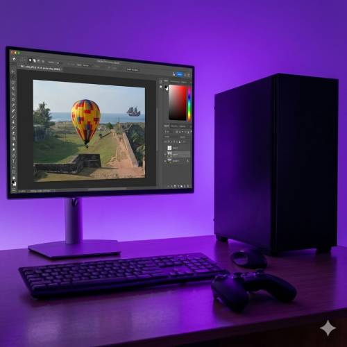 Custom photography editing workstation built by Ginger6 for Lightroom Classic and Capture One