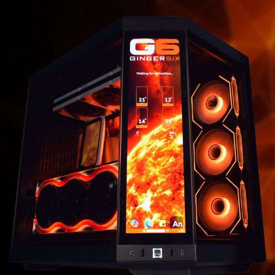 Ginger6 gaming PC built to budget