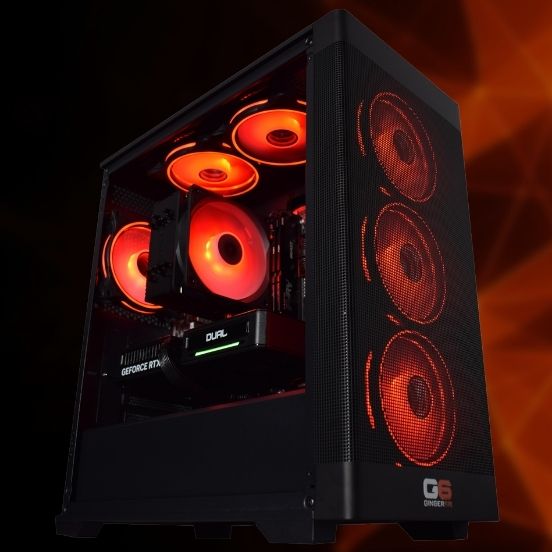 Ginger6 AMD Ryzen 5 X3D gaming PC hand-built in Wolverhampton