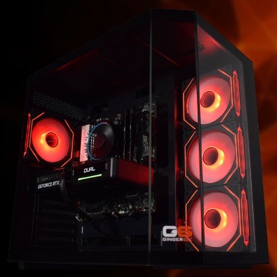 Ginger6 AMD Ryzen 9 X3D gaming PC hand-built in Wolverhampton