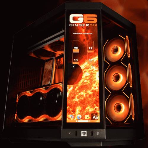 Ginger6 custom gaming PC built and tested in our Wolverhampton workshop